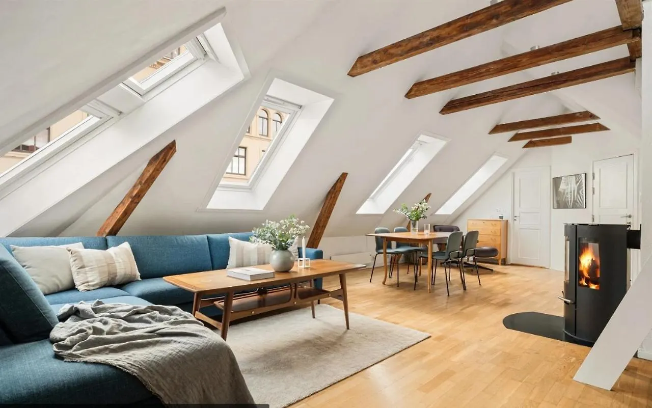 Penthouse Apartment In The Heart Of Bergen With Beautiful Private Rooftop